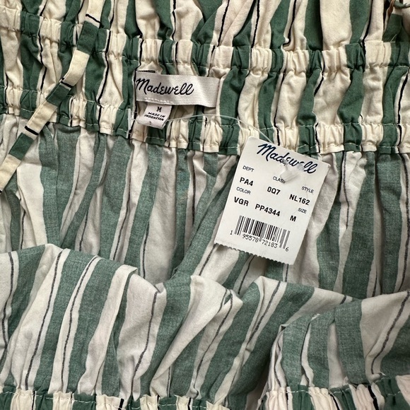 Poplin Ruffle A-Line Midi Dress - Picture 6 of 10